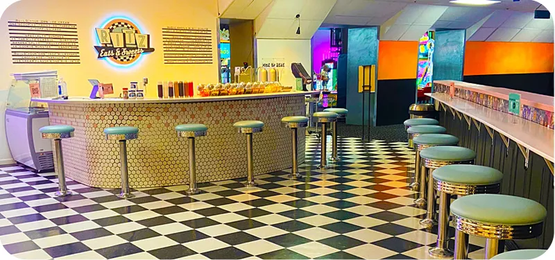 Budget Bolt-Down Soda Fountain Counter Stool Installation