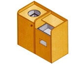 Restaurant Bussing Stations and Waste Receptacles
