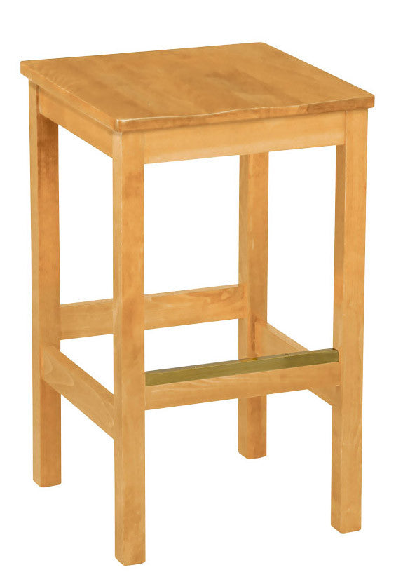 Square Seat Backless Bar Stool