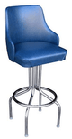 Bucket Seat Bar Stool with Mini Arms