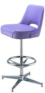 Plain Open Back Steel Bar Stool