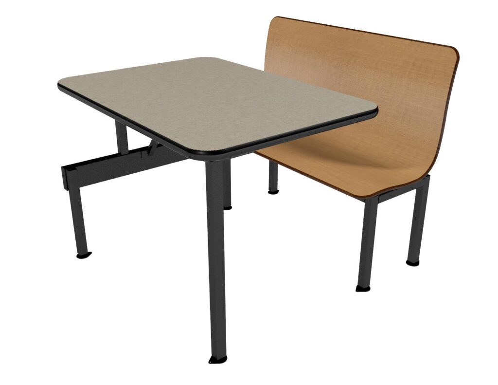 ADA Wall Style Laminated Contoured Booths