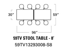 Fold And Rollaway Stool Seat Cafeteria Seating