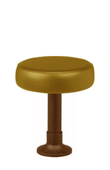 Upholstered Seat Bolt Down Soda Fountain Stool