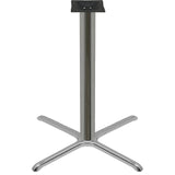 36" x 36" Chrome Plated Stamped Steel Table Base