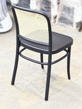 Cane Back Bentwood Chairs With Wood Or Upholstered Seat