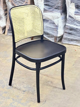 Cane Back Bentwood Chairs With Wood Or Upholstered Seat