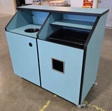 Combo Top Drop Waste Receptacle and Bussing Station