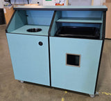 Combo Top Drop Waste Receptacle and Bussing Station