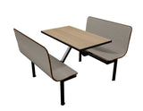 Island Style Laminated Contoured Booths