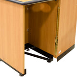 Quick Ship Economy Waste Receptacle with Swing Door