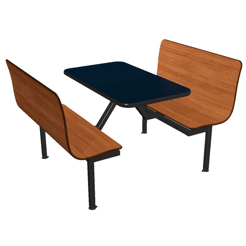 Island Style Laminated Contoured Booths