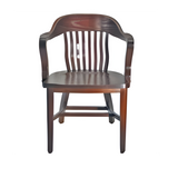 Oak Jury and Banker Arm Chair