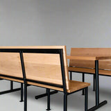 Steel Frame Wood Booth