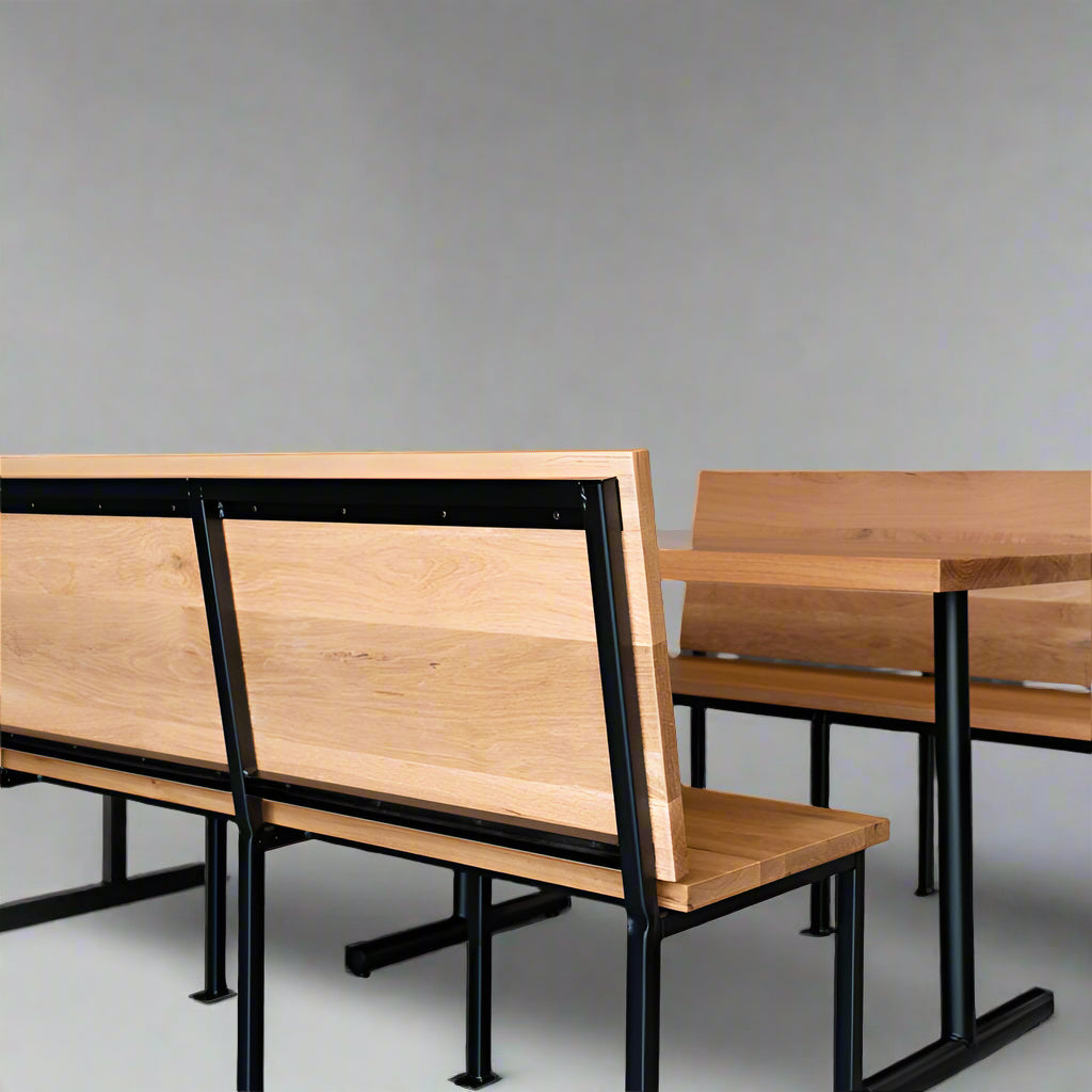 Steel Frame Wood Booth