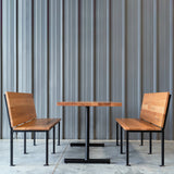 Steel Frame Wood Booth