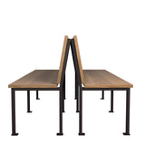 Steel Frame Wood Booth