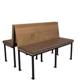 Steel Frame Wood Booth