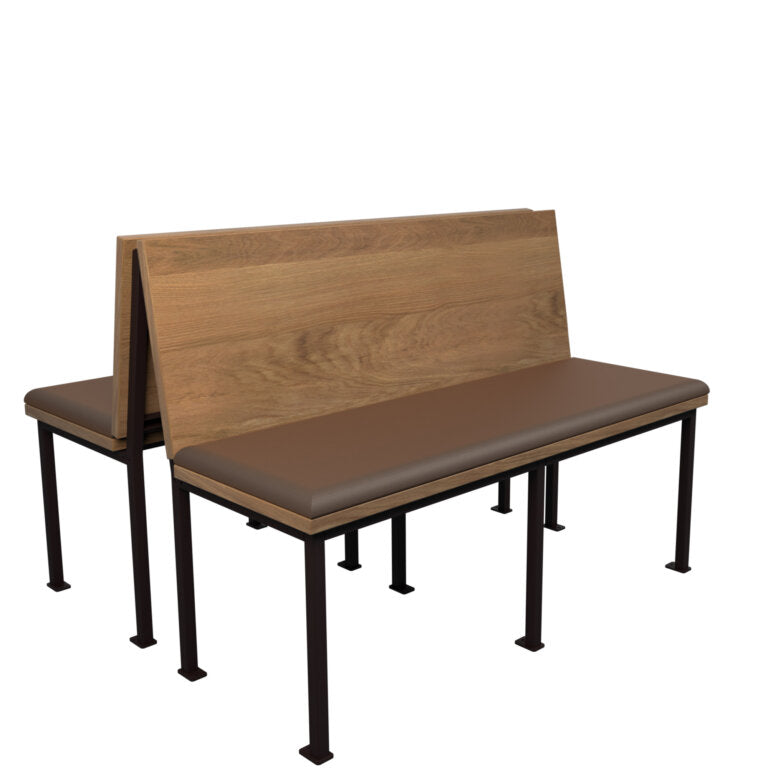 Steel Frame Wood Booth