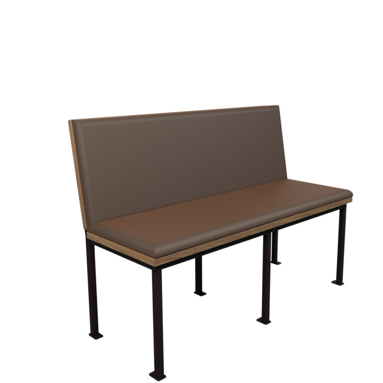 Steel Frame Wood Booth