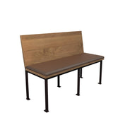 Steel Frame Wood Booth