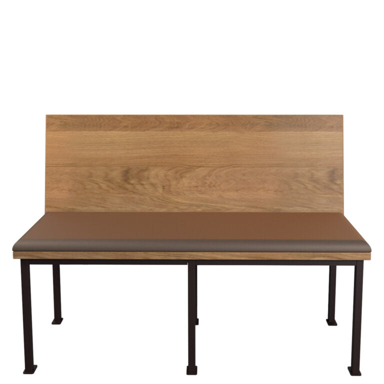 Steel Frame Wood Booth