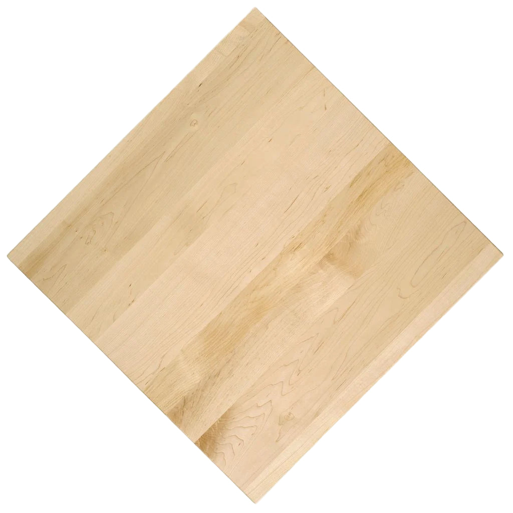 QUICK SHIP Mixed Plank Natural Maple Solid Wood Table Top