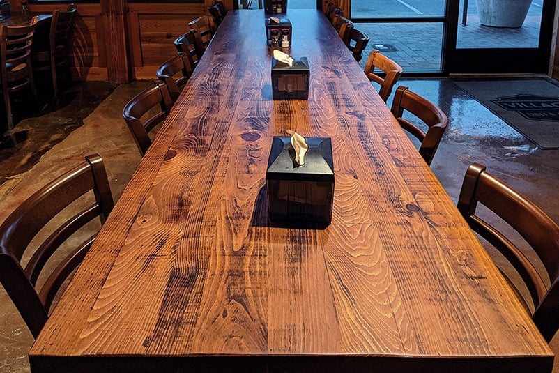 QUICK SHIP Mixed Rustic Pine Solid Wood Table Top