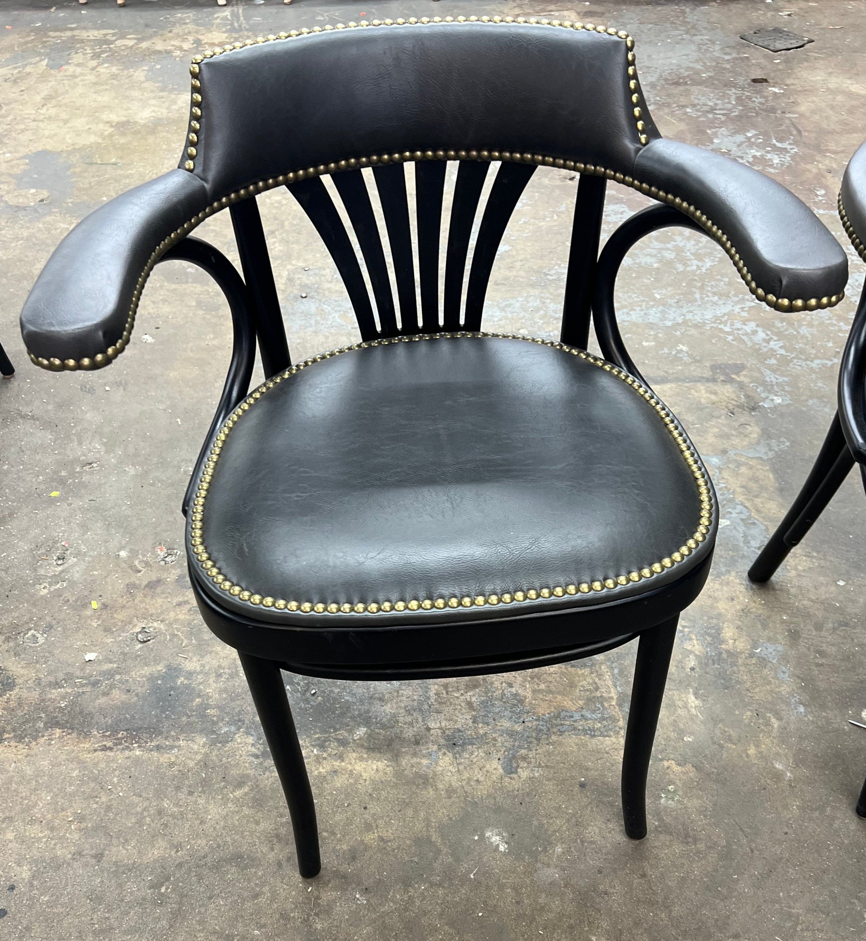 New York Cafe Bentwood Fan Back Arm Chair