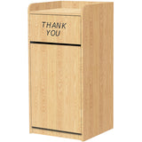 Quick Ship Waste Receptacle with Swing Door