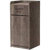 Quick Ship Waste Receptacle with Swing Door