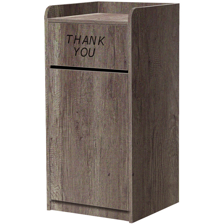 Quick Ship Waste Receptacle with Swing Door