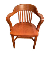 Oak Jury and Banker Arm Chair