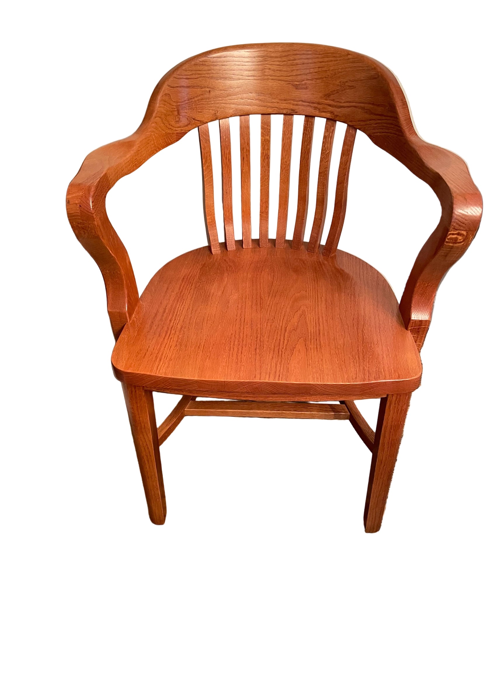 Oak Jury and Banker Arm Chair