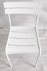 Outdoor Steel Stacking Side Chair