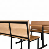 Steel Frame Wood Booth