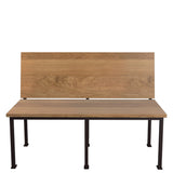Steel Frame Wood Booth