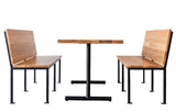 Steel Frame Wood Booth
