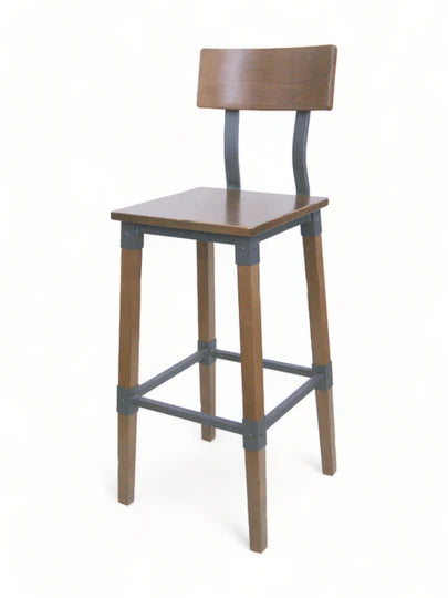 Vintage Industrial Look Steel Bar Stool