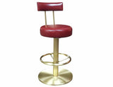 Modern Swivel Commercial Bar Stool – With Back