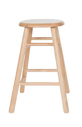 Windsor Style Backless Round Seat Pub Stool