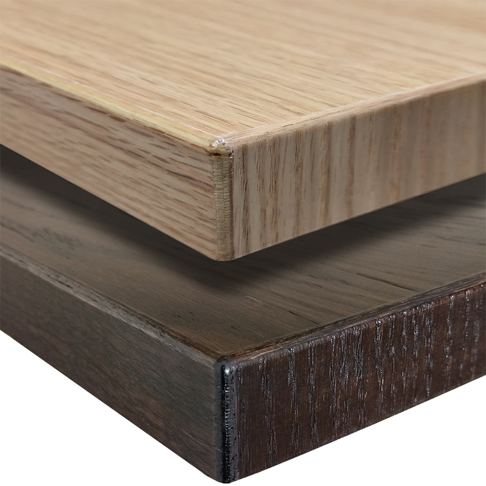 Drop Edge Wood Veneer Table Tops