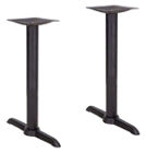 22" Stamped Steel End Table Base
