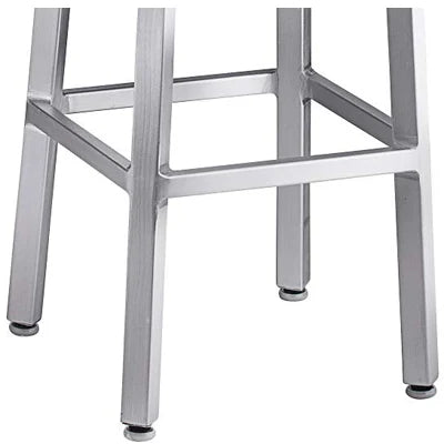 Brushed Aluminum Indoor Outdoor Swivel Stools