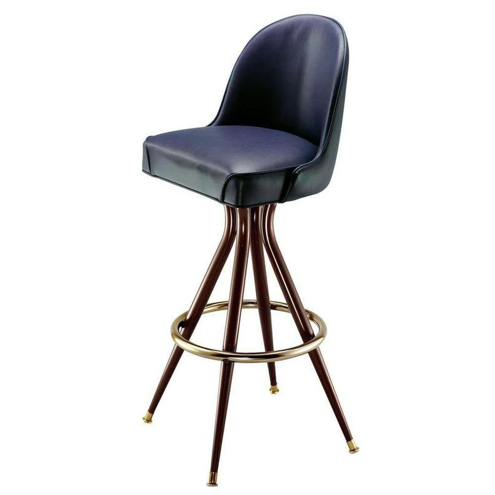 Arch Back Bucket Steel Bar Stools – Petersen Furniture
