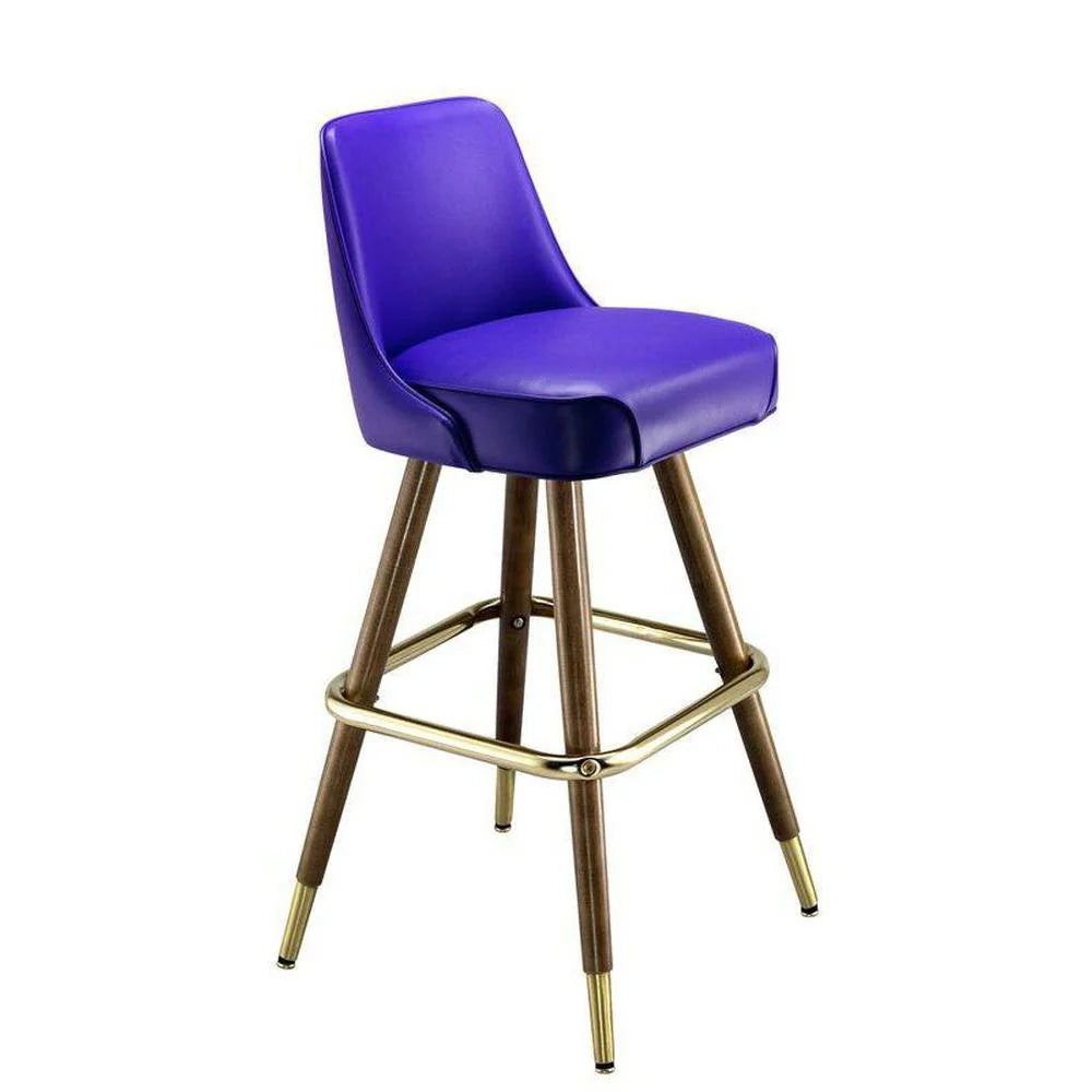 Plain Back Steel Bar Stool