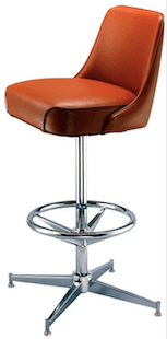 Plain Back Steel Bar Stool