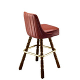 Channel Back Steel Bar Stool