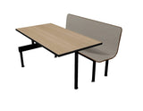 ADA Wall Style Laminated Contoured Booths