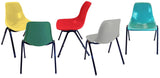 Molded Fiberglass Shell Seat Stack Chairs